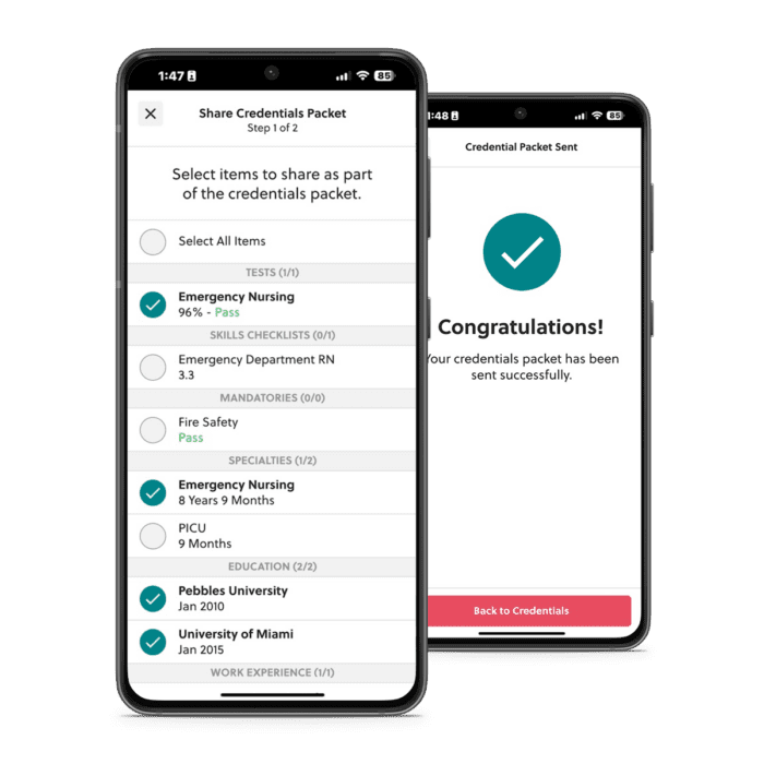 myUNA – Share Credentials Packet